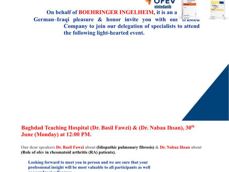 A symposium at the Medical City on ILD sponsored by Boehringer Ingelheim