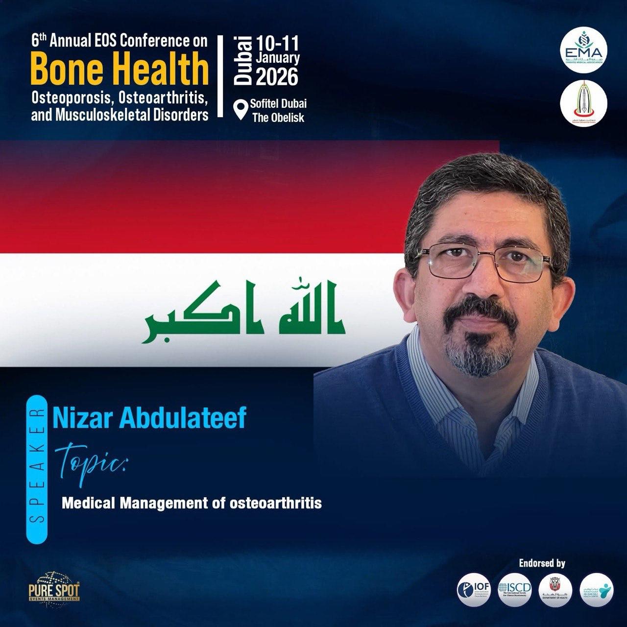 Iraqi Bone Health Leadership Highlighted at EOS 2026 Conference in Dubai