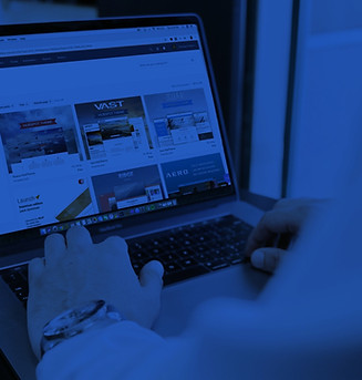 Person working on a computer