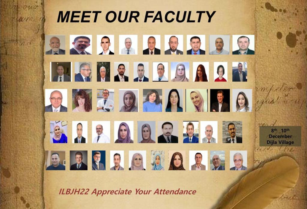 Meet our Faculty - ILBJH2022