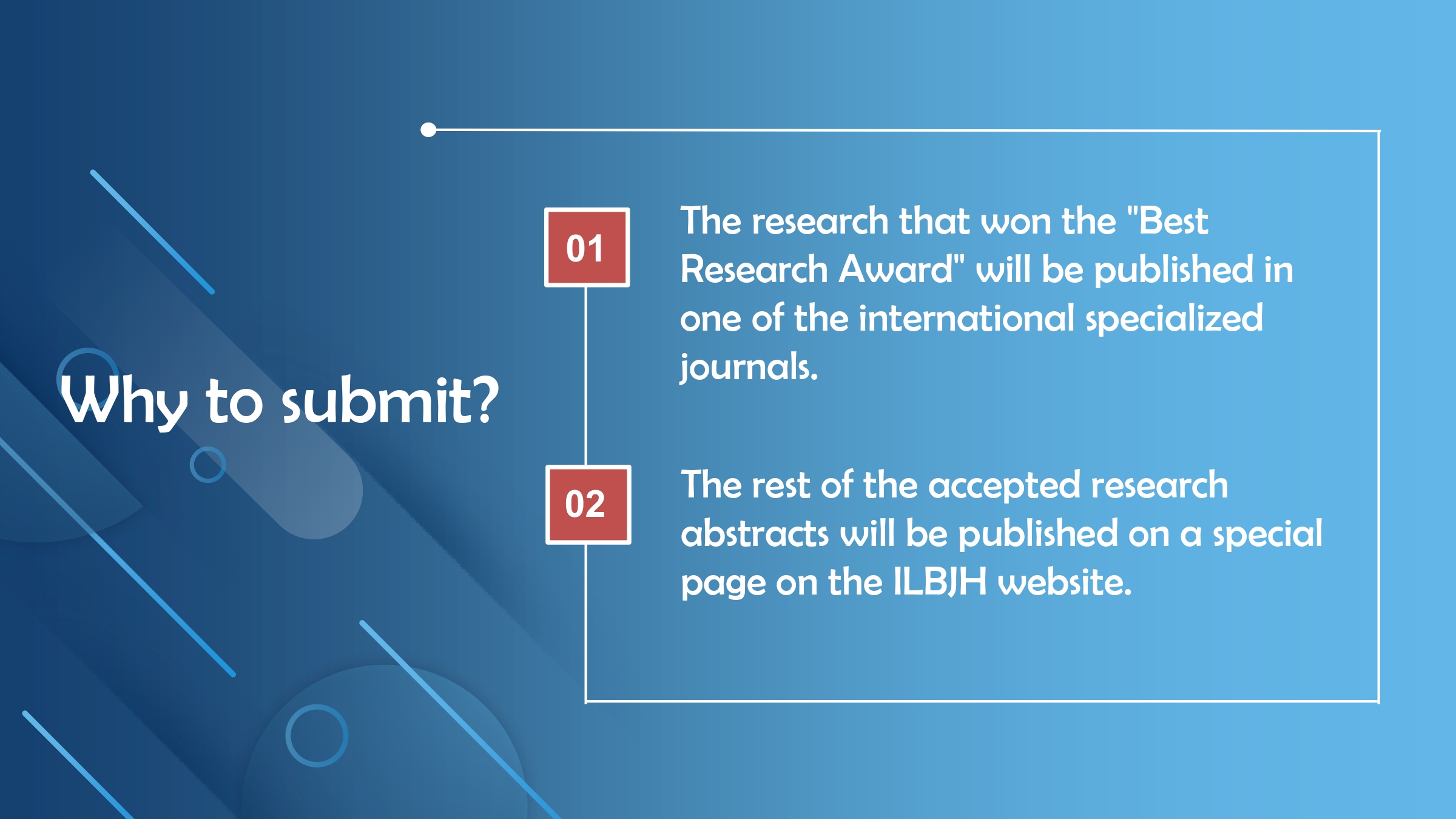 Registration & Abstract Submissions for ILBJH 2022 Congress