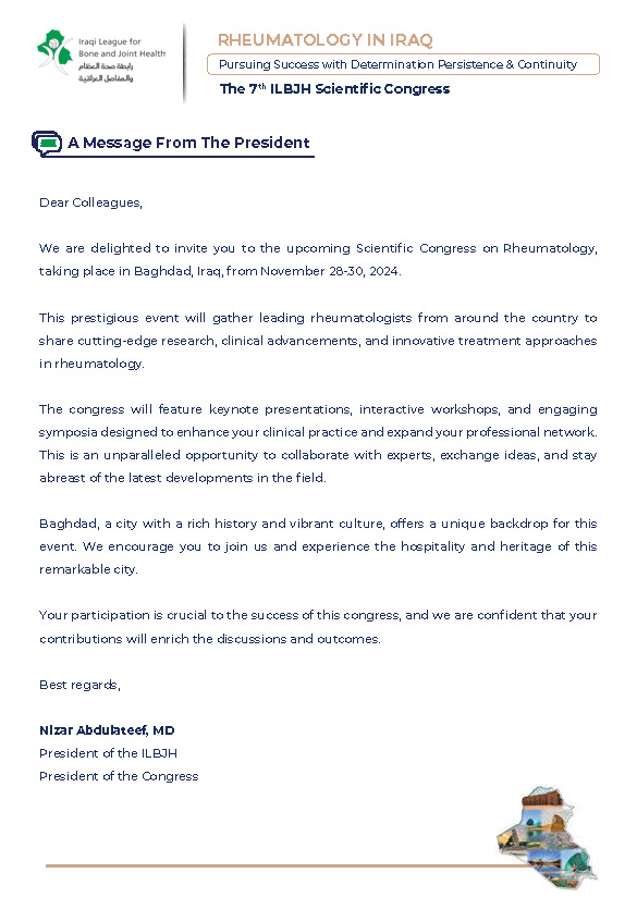 Scientific Program for the 7th ILBJH Conference is here!