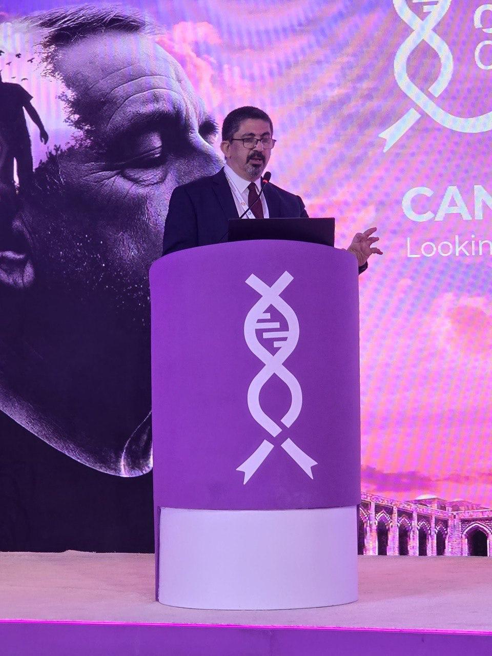 A scientific session for the Iraqi League for Bone and Joint Health at the Iraqi Cancer Board Conference on October 3, 2025.