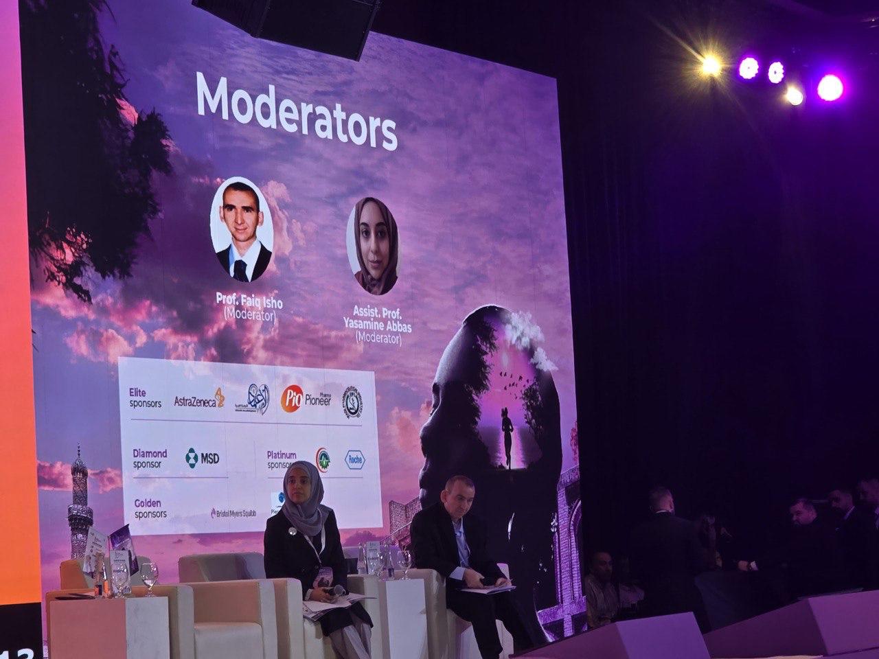 A scientific session for the Iraqi League for Bone and Joint Health at the Iraqi Cancer Board Conference on October 3, 2025.