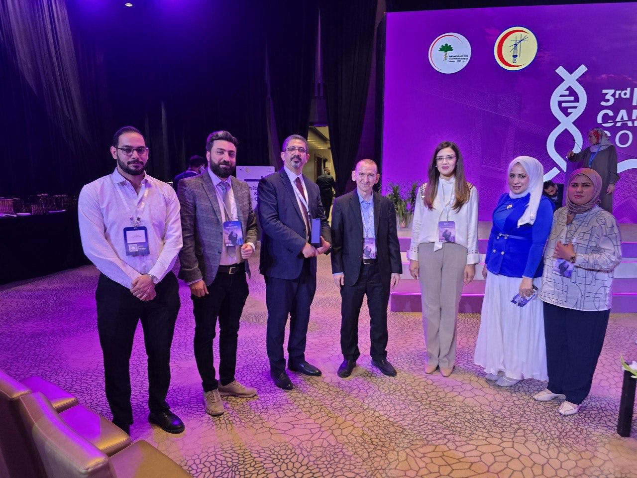 A scientific session for the Iraqi League for Bone and Joint Health at the Iraqi Cancer Board Conference on October 3, 2025.