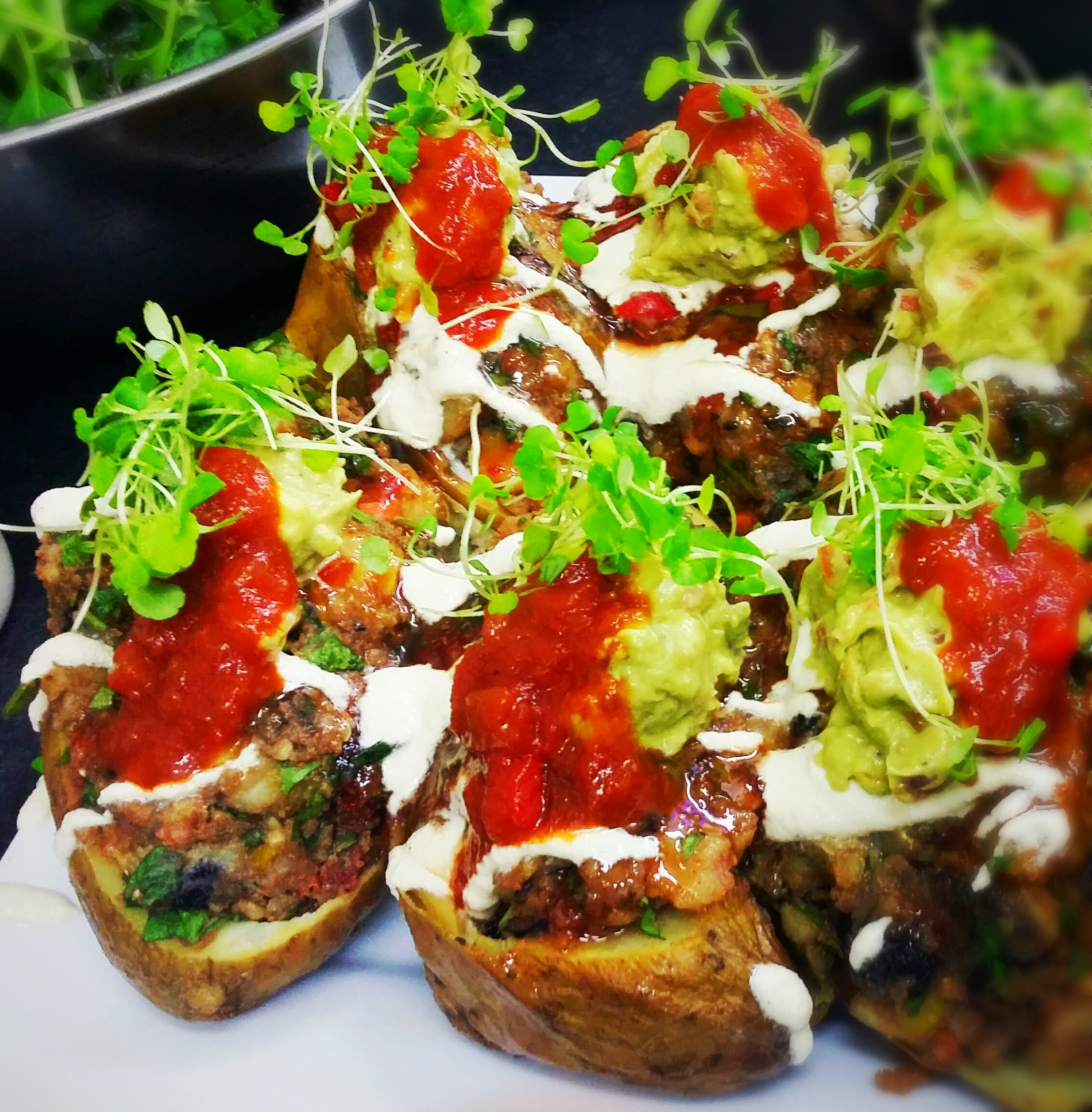 Arranged Food and Objects