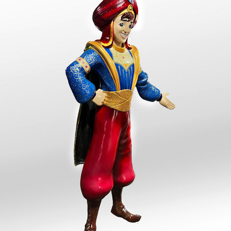 Customised Fibreglass sculpture of an animated character.