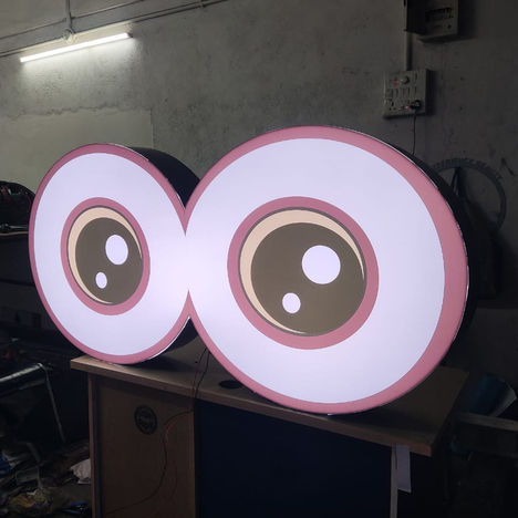 Customised Fibreglass sculpture of an animated character.