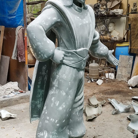 Customised Fibreglass sculpture of an animated character.