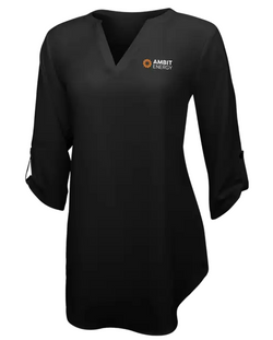 Ambit professional womens Black shirt flowy