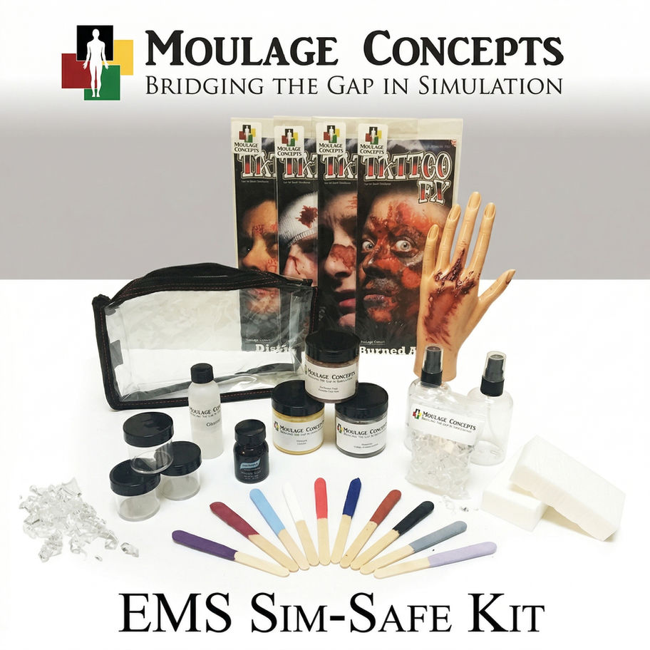 Moulage Concepts EMS Sim-Safe Kit supplies