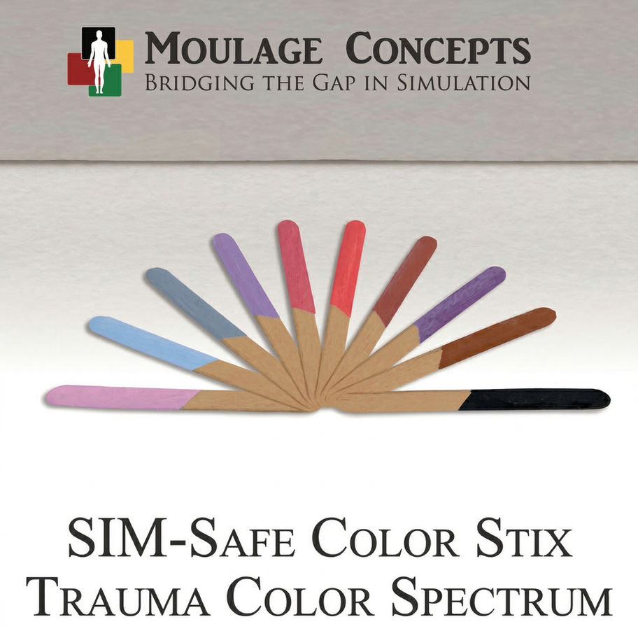 SIM-SAFE COLOR STIX TRAUMA COLOR SPECTRUM