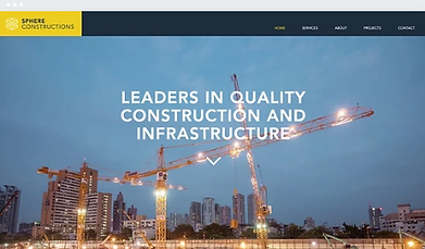 Construction company website template
