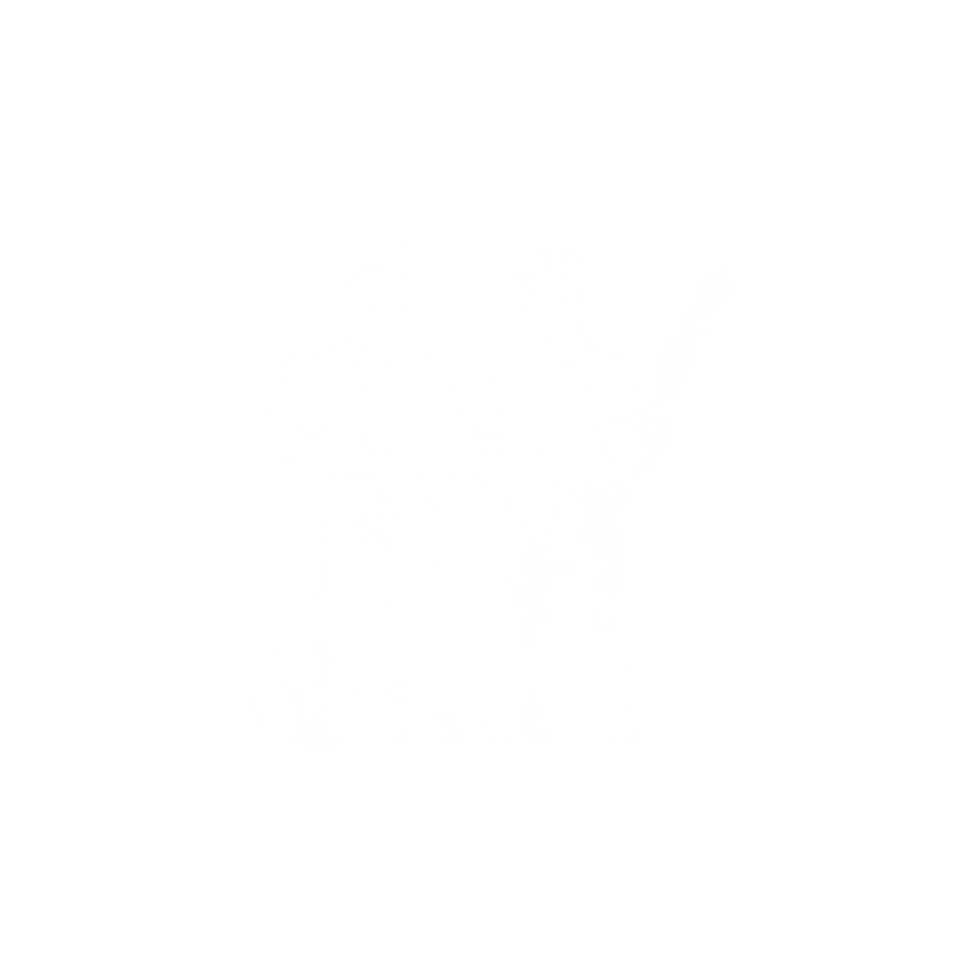 Two gardeners holding a shovel and a hedge trimmer
