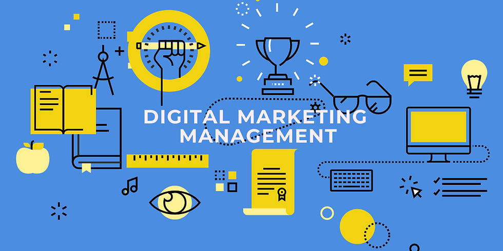 Digital Marketing Management Diagram