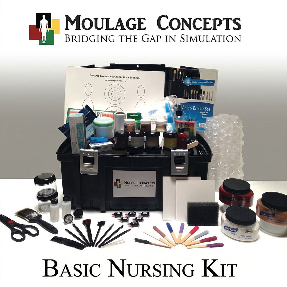 Moulage Concepts Basic Nursing Kit for simulation