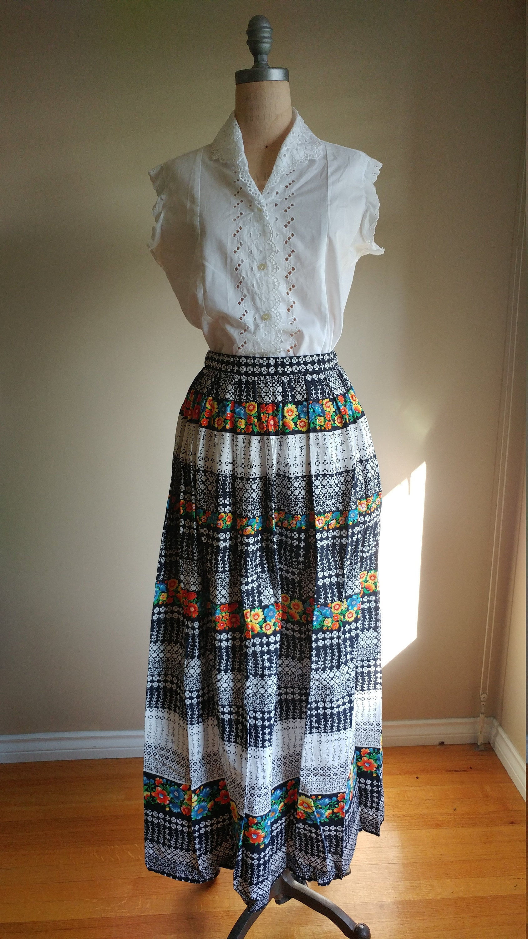 60s Prairie Folk Gunne Sax Cottagecore Bohemian Dirndl Octoberfest Austrian Germ