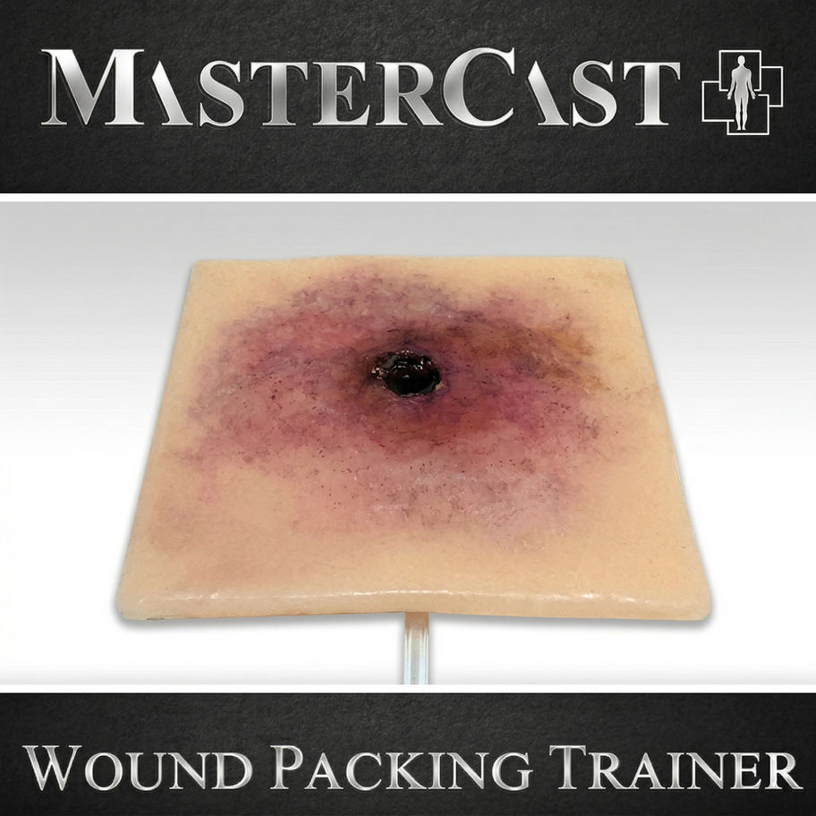 Wound packing trainer, deep wound simulation