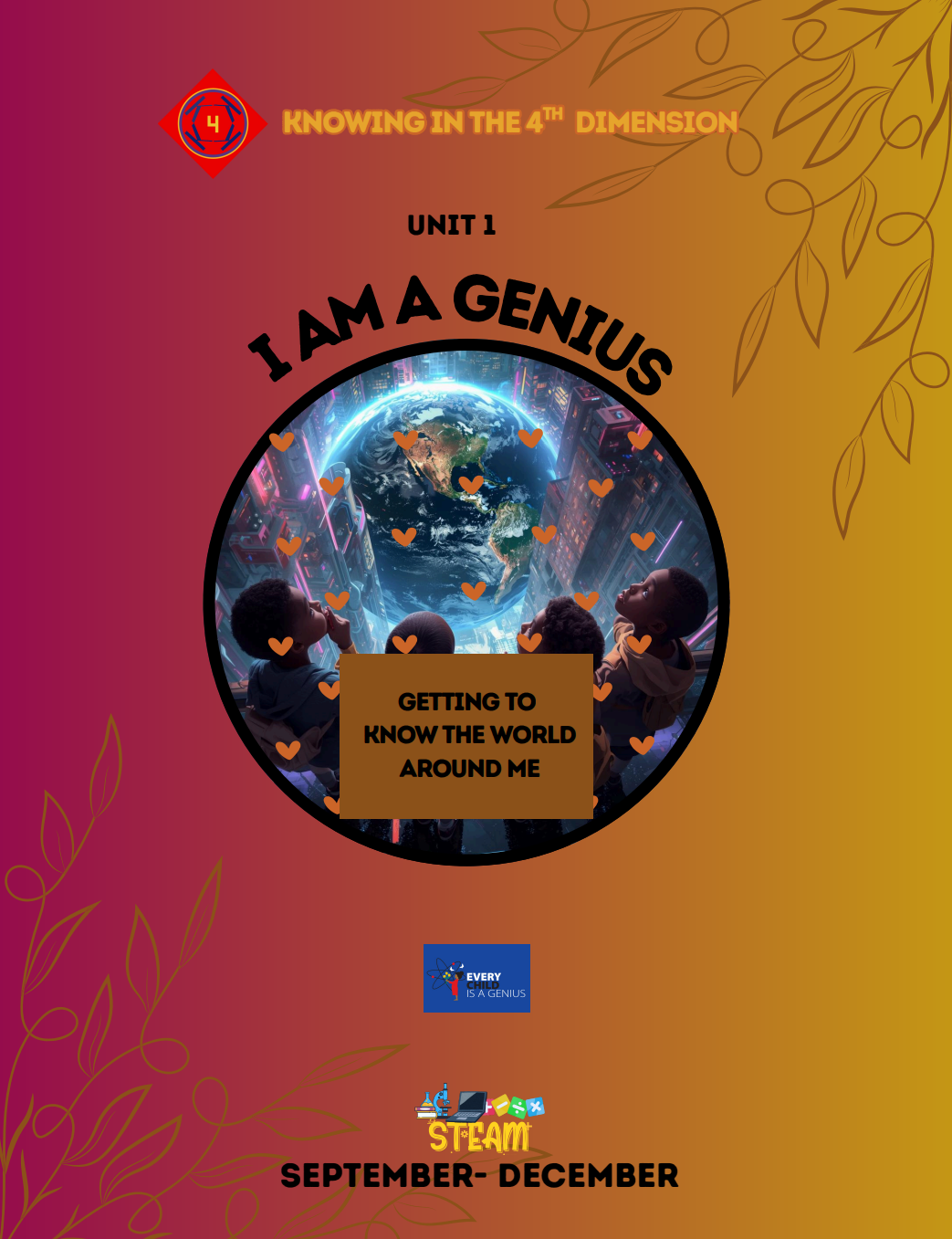 Knowing In The 4th Dimension: Unit 1 - I Am A Genius