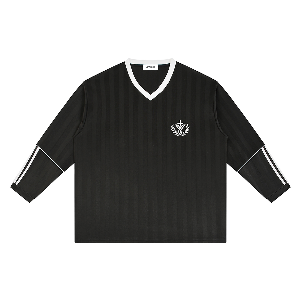 YESHUA Unisex Striped Soccer Jersey