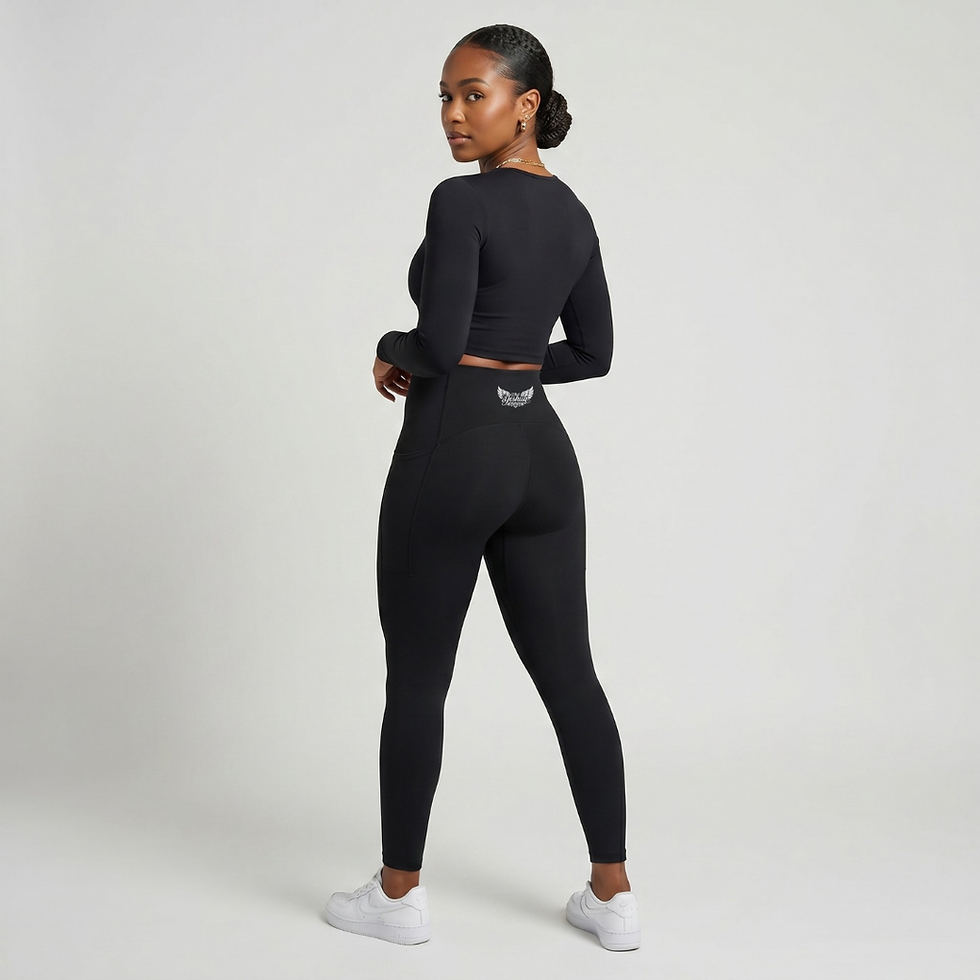 YESHUA Women's High-Rise Ankle-Length Leggings