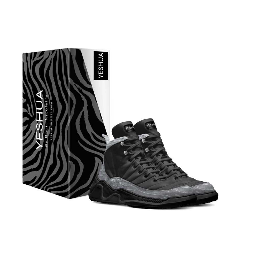 YESHUA Silver Croc Sneaker