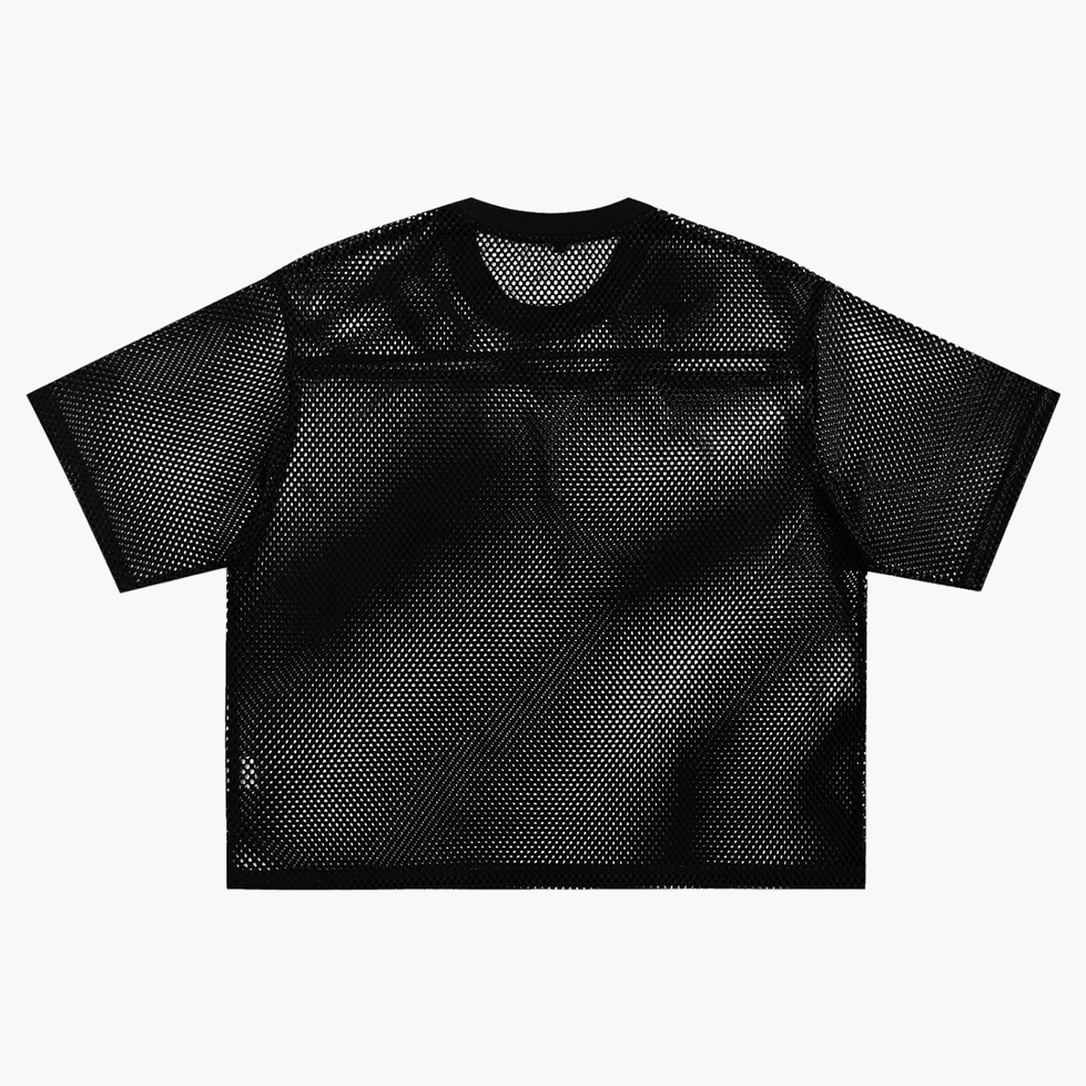 Street Angels/Gritty Soldiers See-through Boxy Net T-Shirt