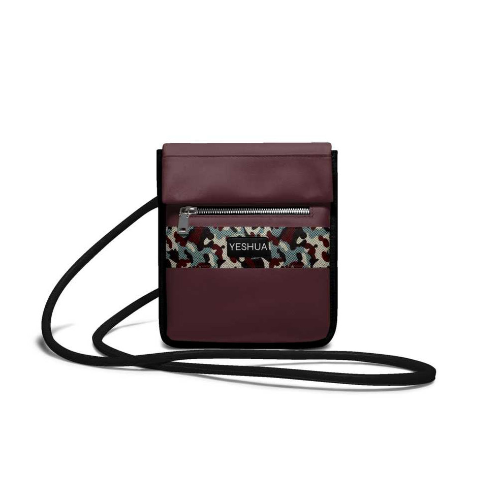 Burgundy Leather Shoulder Bag