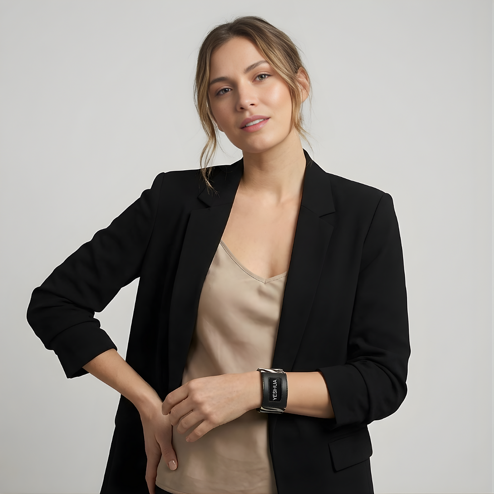 YESHUA Fashion Leather Zebra Cuff Bracelet