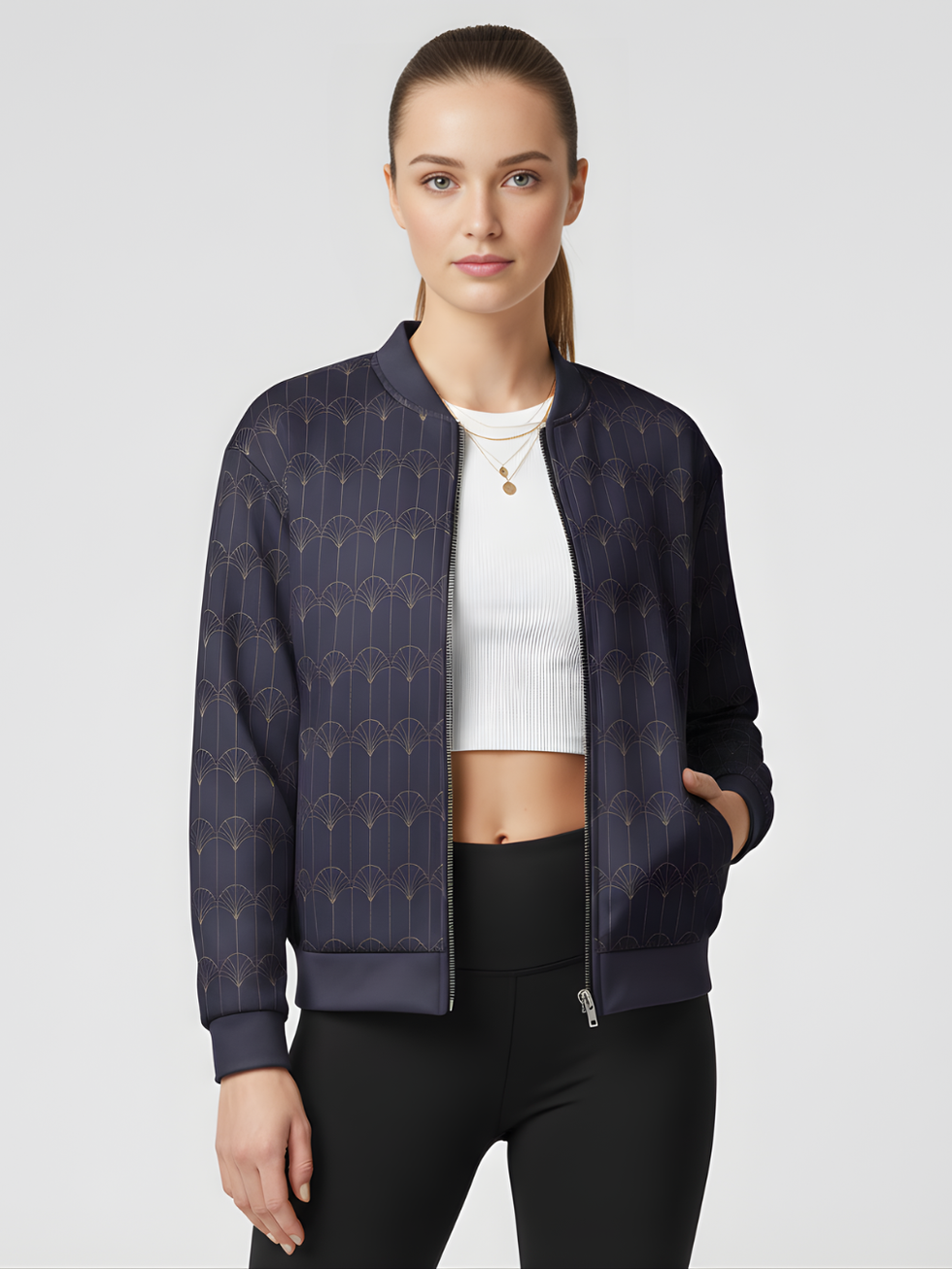 Empire Palms Bomber Jacket