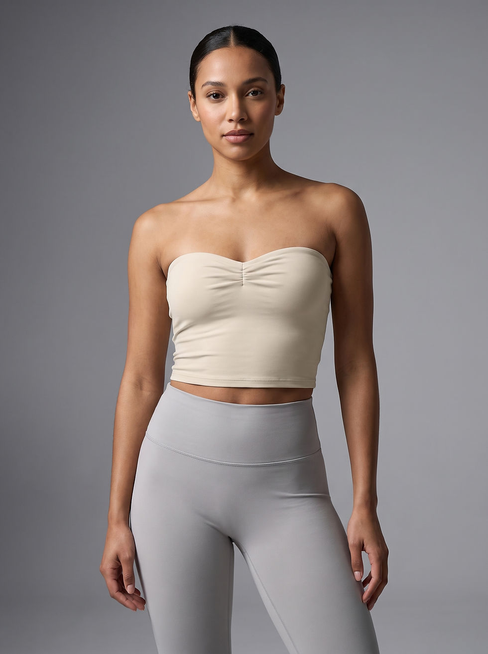 The Astra Ruched Tube Top - Women's Ruched Cropped Tube Top