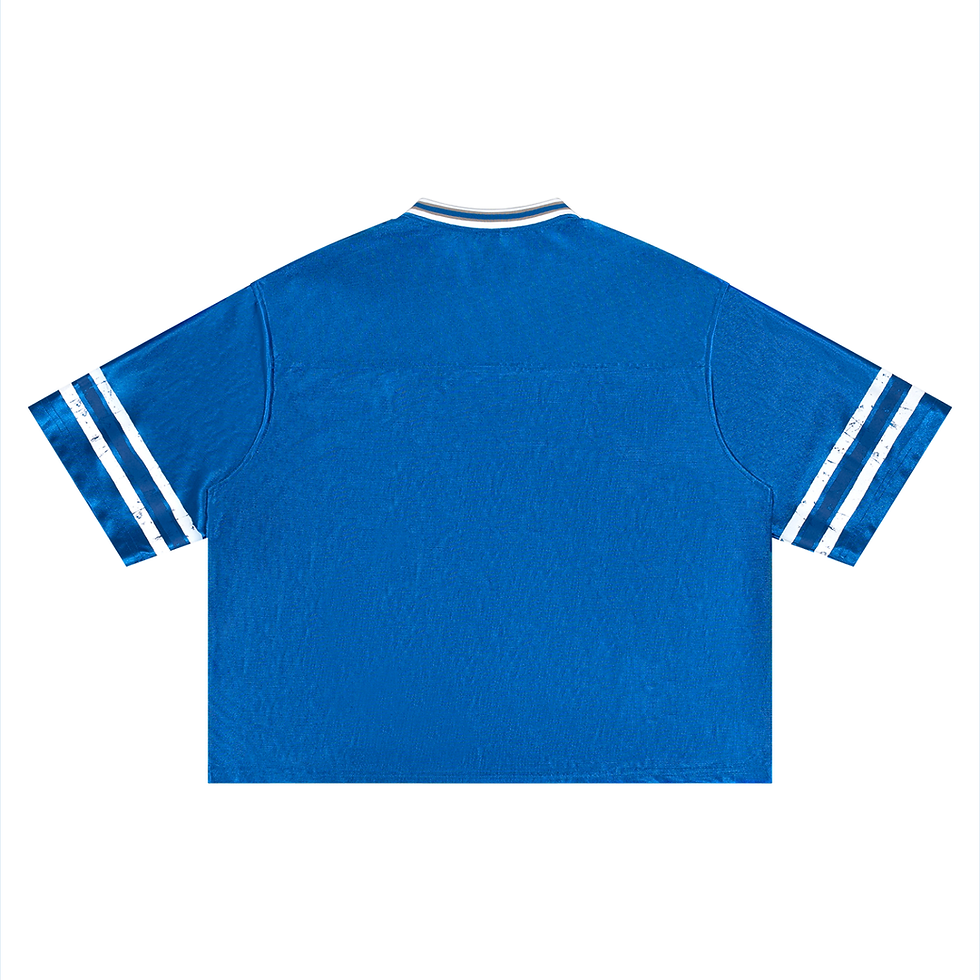 Thumbnail: Unisex Boxy Striped Soccer Jersey