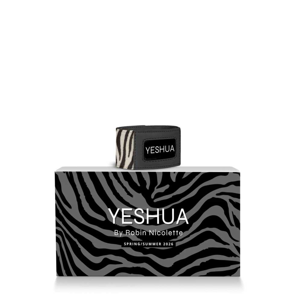 YESHUA Fashion Leather Zebra Cuff Bracelet