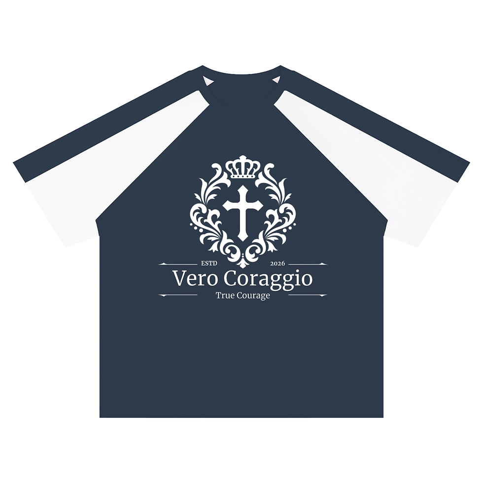 Thumbnail: YESHUA Unisex Colour Block Raglan T-Shirt