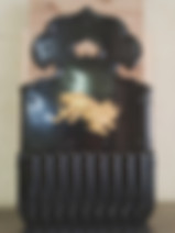 向拝柱根巻金具 黒漆仕上げ.jpg
