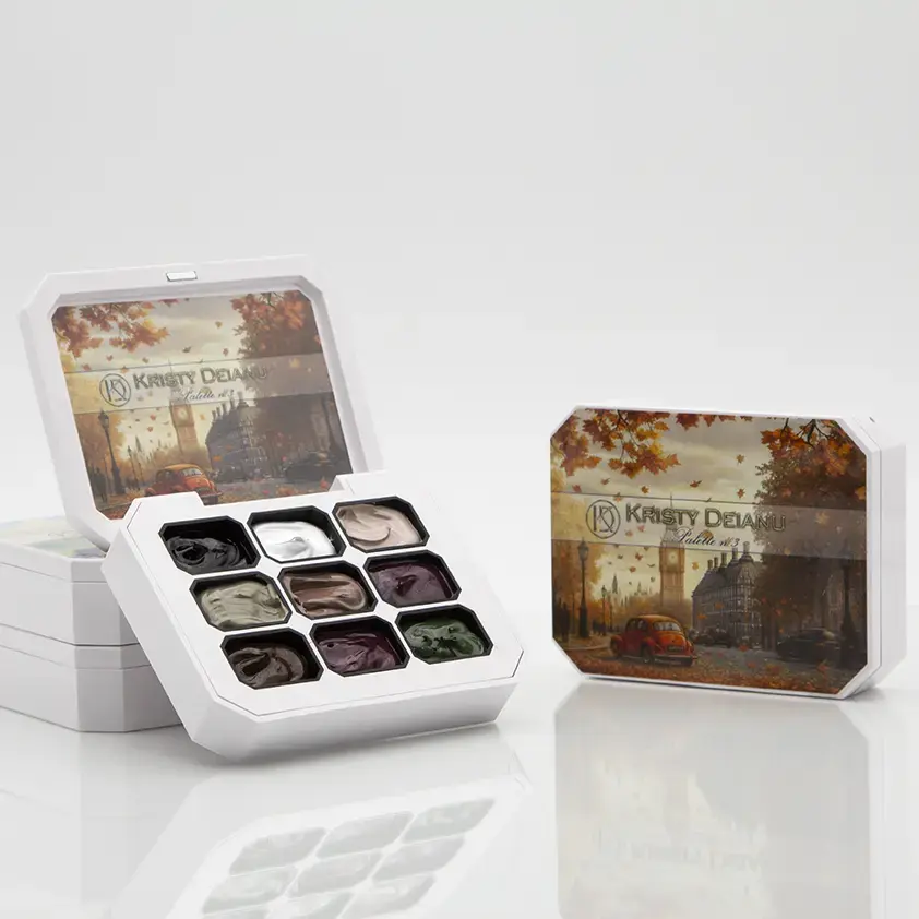 Palette de paint gel pour nail art