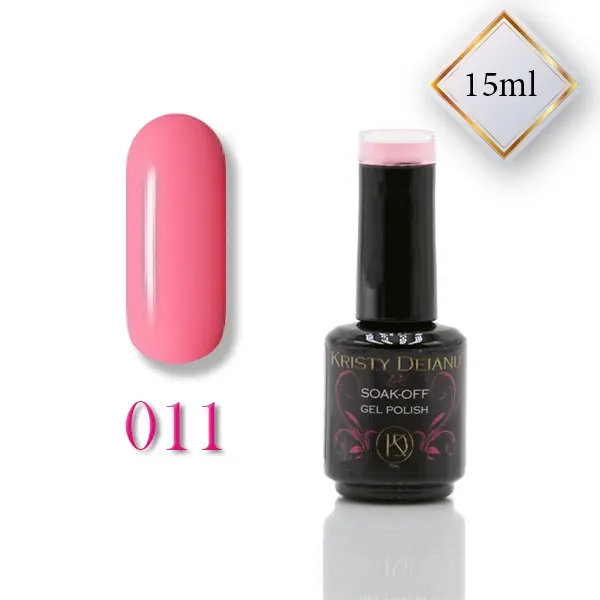 Vernis semi-permanent rose pour pose d'ongle