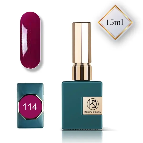 Vernis semi-permanent rose pour manucure russe et pose d'ongle