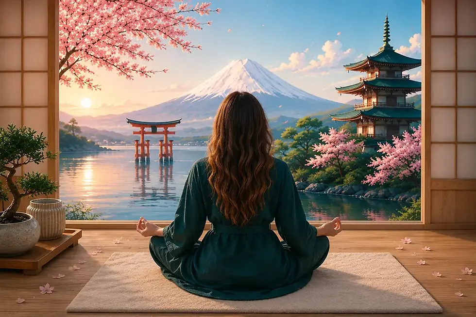 Méditation et manucure japonaise