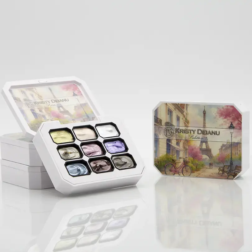 Palette de paint gel pour nail art