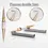 Miniatură: Pinceau double liner pour french manucure