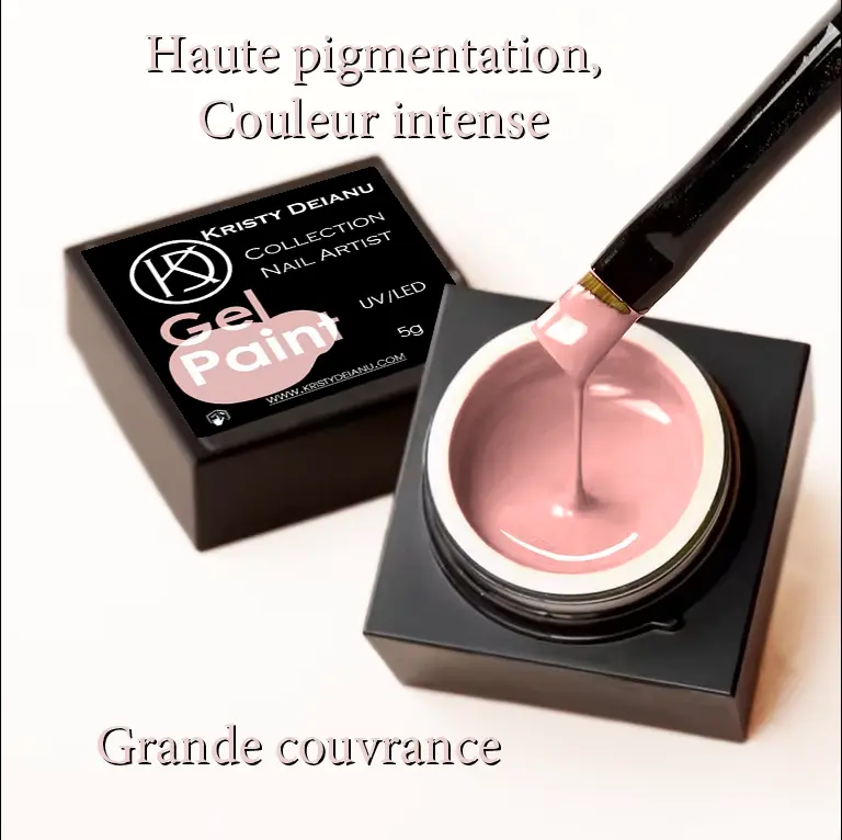 Painting gel rose pour Nail Art
