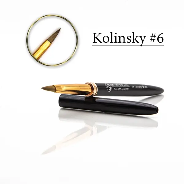 Pinceau Kolinky 6 pour manucure acrygel