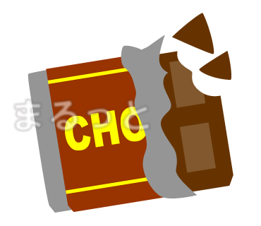 チョコレートのイラスト