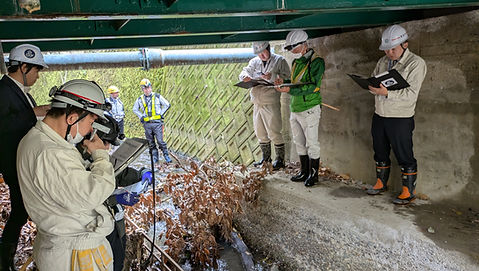 鋼橋・PC橋チェックシート 実証試験を行いました!
