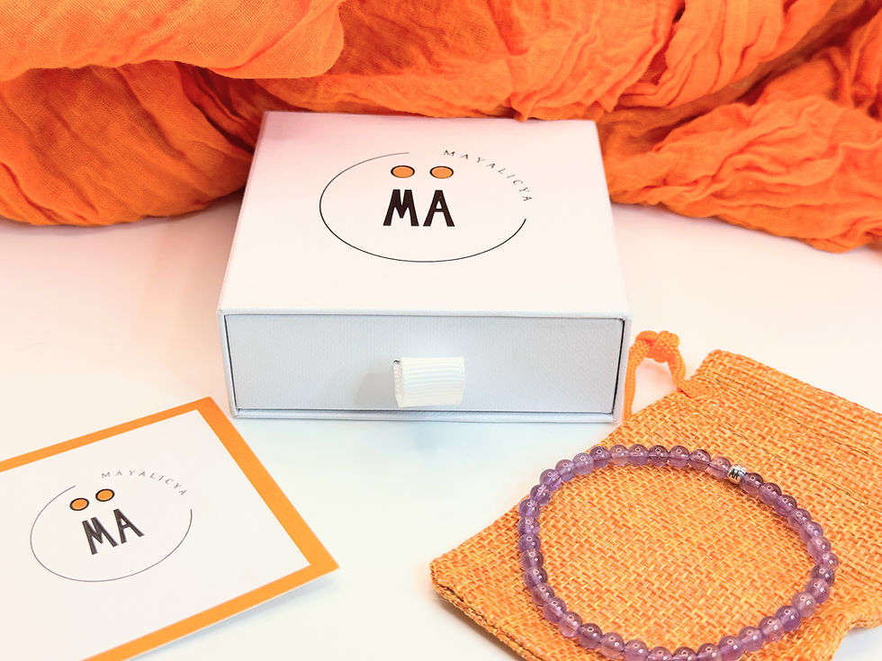 섬네일: Bracelet L' Améthyste Argenté