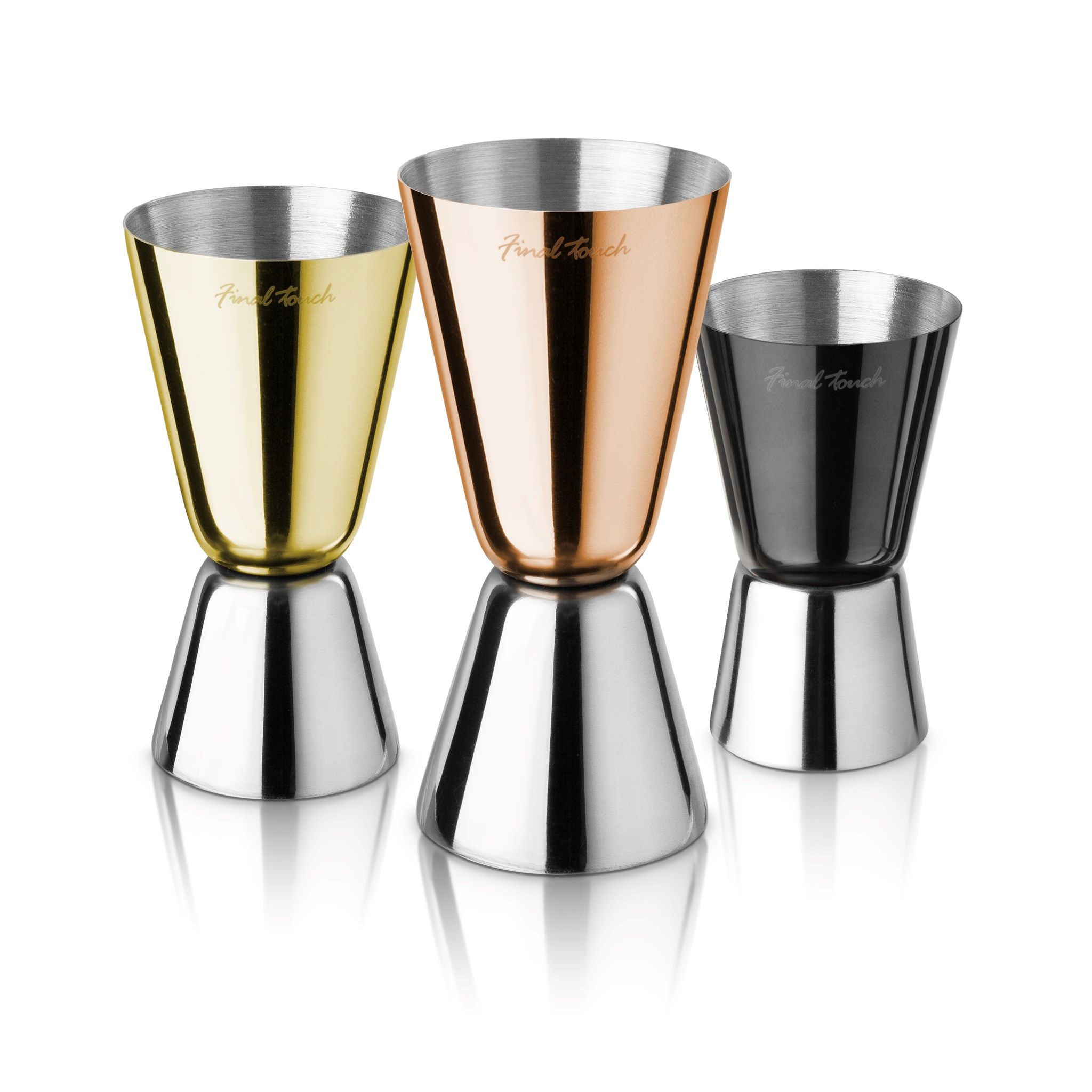 Mixed Metal Jigger Set