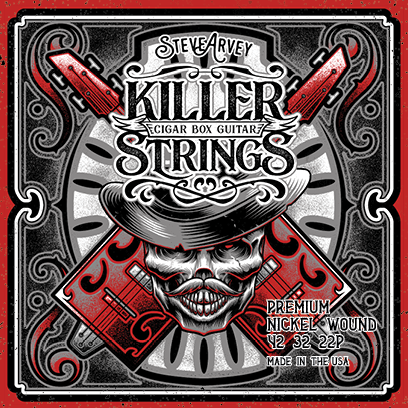 Six Steel Strings Save You. サイン入り Killer Strings 42 / 32 / 22p Nickel Wound Strings | Steve Arvey Music