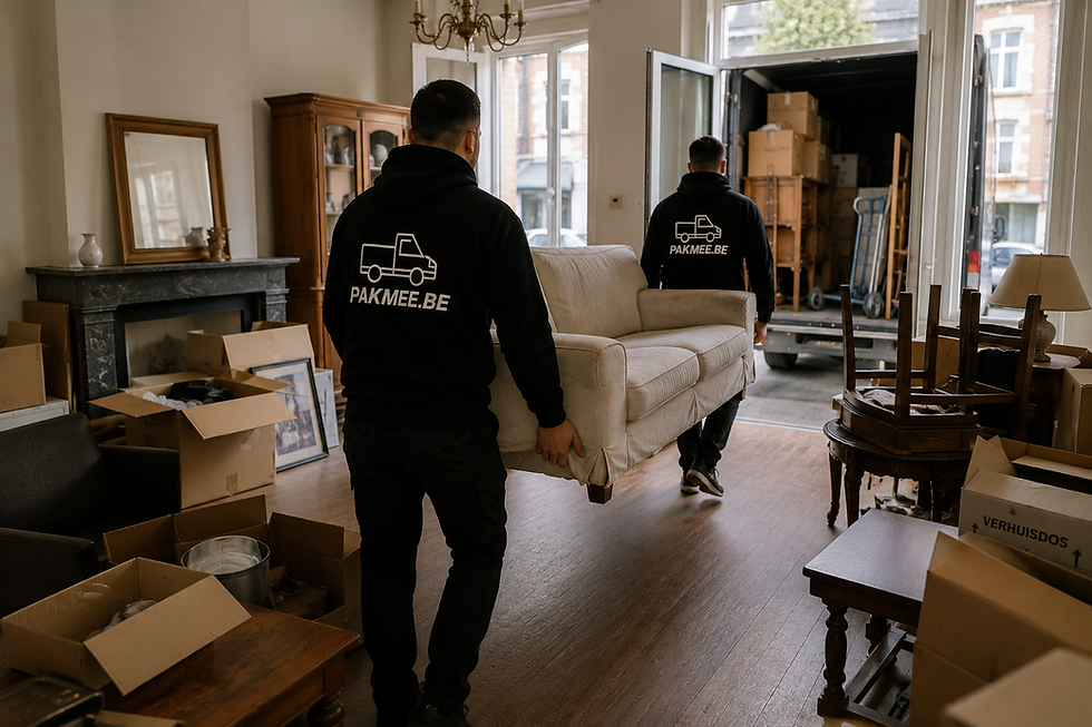 woning ontruiming door pakmee.be