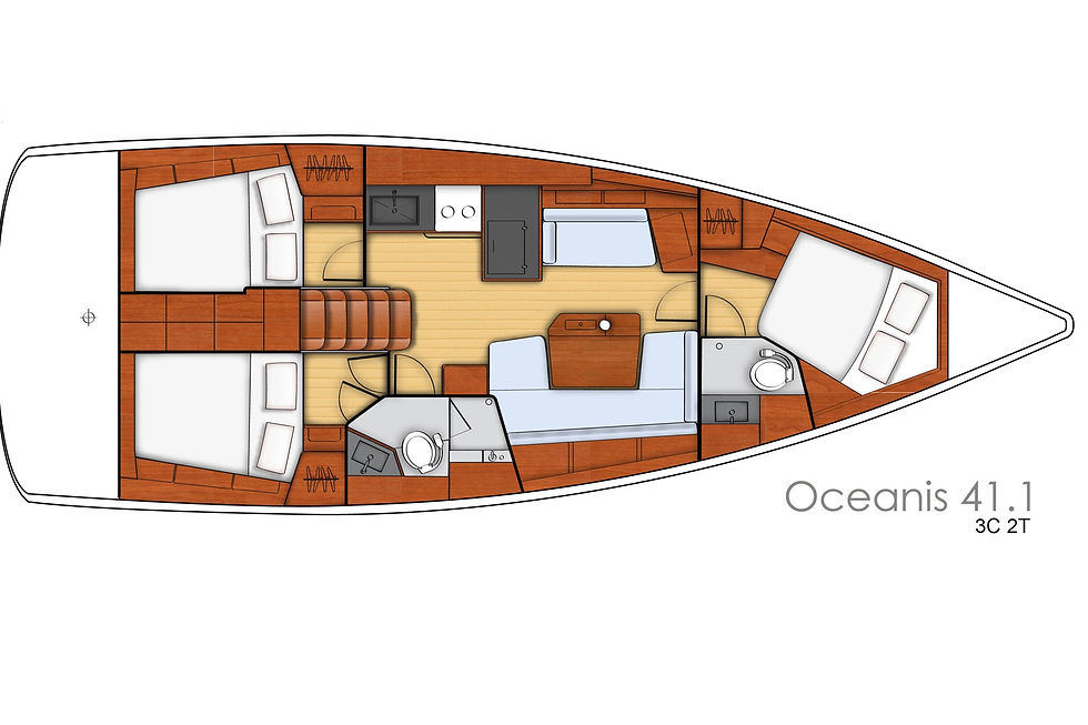 Thumbnail: Beneateau Oceanis 41.1 | 2017